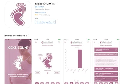Kicks Count pregnancy app