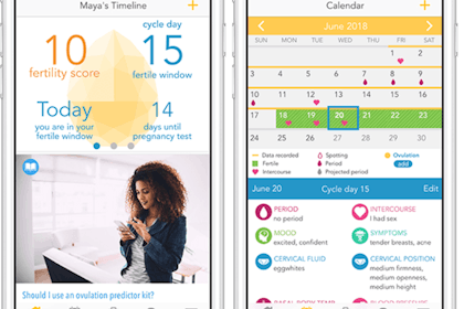 3. Ovia Fertility & Cycle Tracker