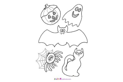 Spooky Halloween Colouring Pictures To Print Out Netmums