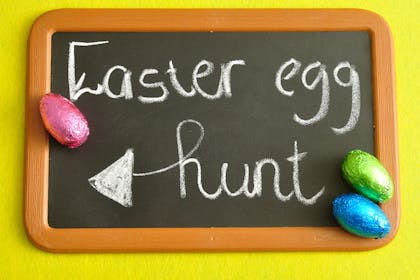 Easter egg hunt sign