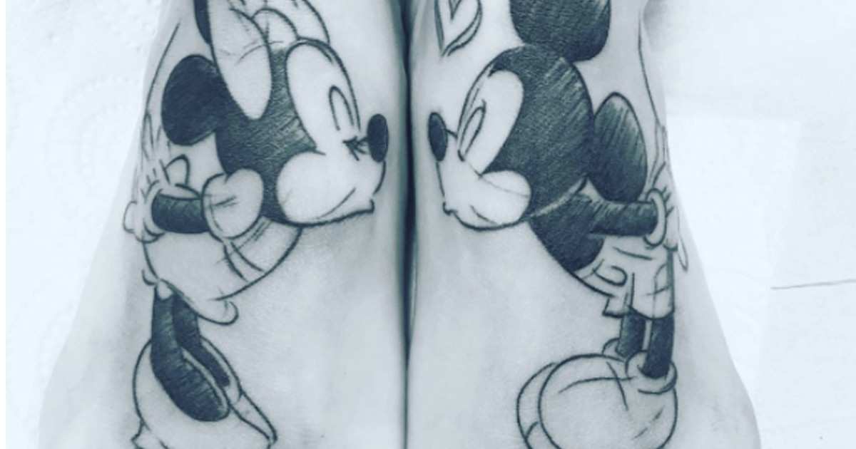 Mickey  Minnie Ears Temporary Tattoo Set  thenichecollective