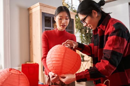 Red lanterns for Chinese New Year