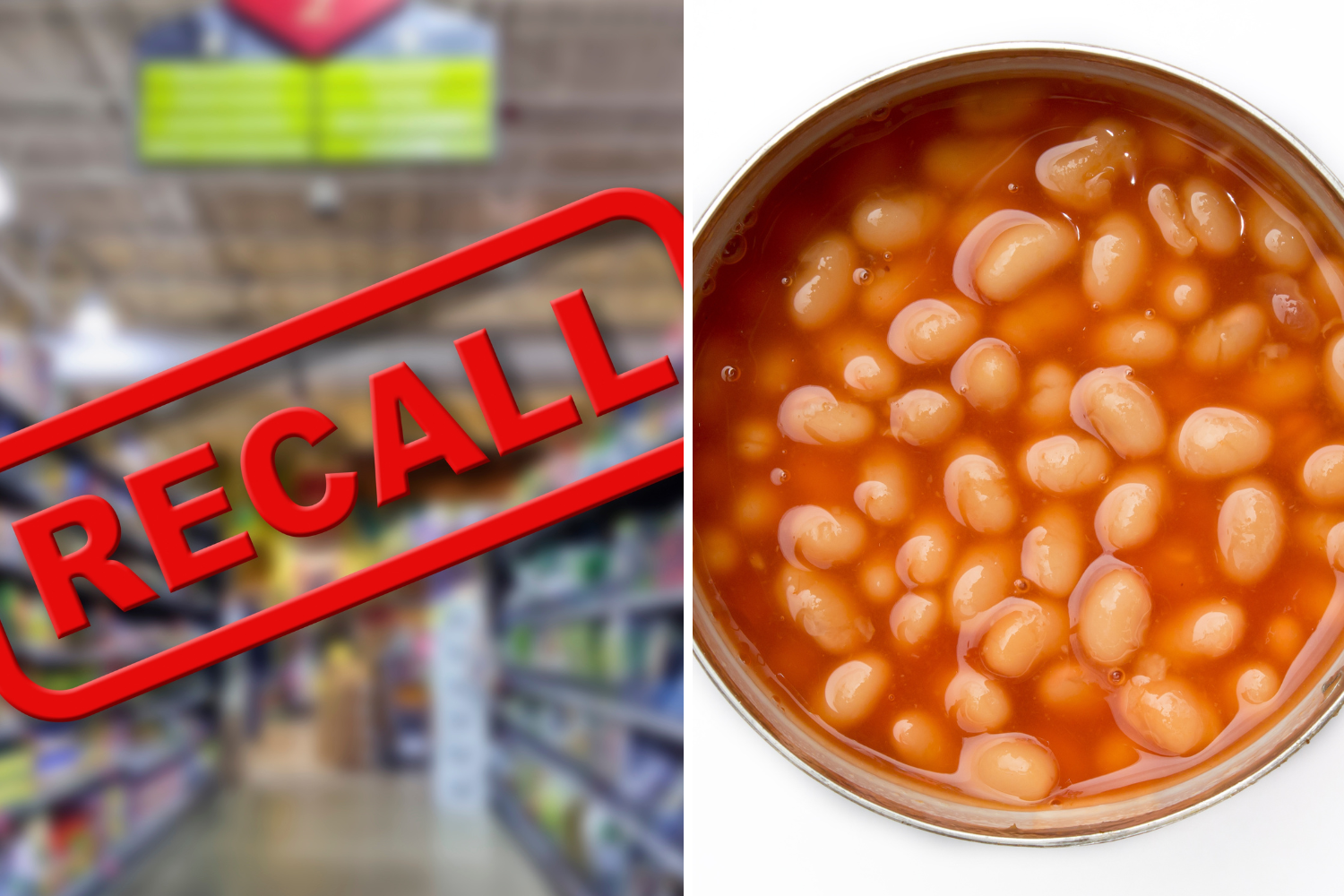 Asda, Sainbury’s and Tesco recall baked beans over fears they may