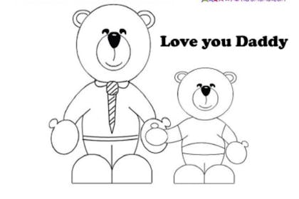 Free father's day picture - bears