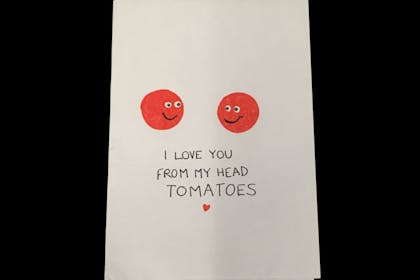 tomatoes Valentine's card