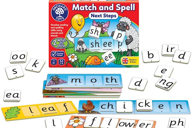 Match and Spell Next Steps board game