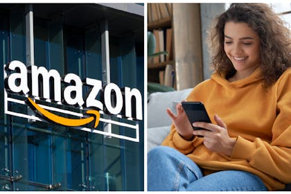 Amazon / woman on phone