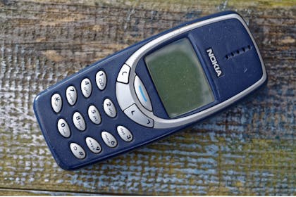 4. Texting on our Nokia 3310s