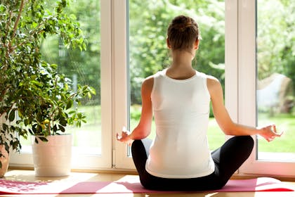 Woman doing yoga