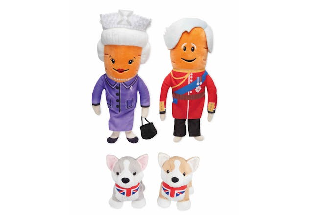 Queen carrot plush toy