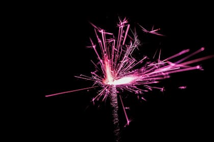 Pink sparkler