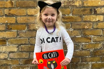 Oi Cat world book day costume