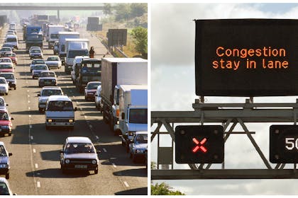 Motorway / Congestion sign 