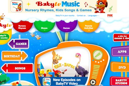 BabyTV educational website