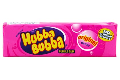 Packet of pink Hubba Bubba