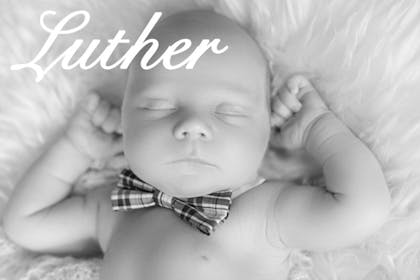 posh baby name Luther