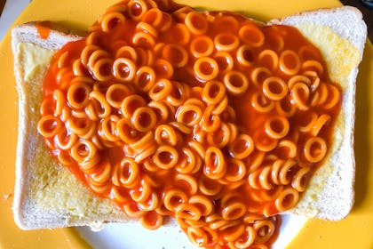 spaghetti hoops on toast