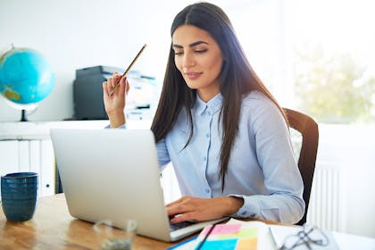 Woman on laptop