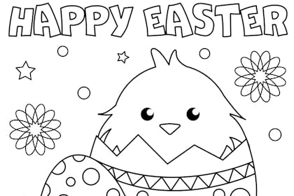Easter colouring