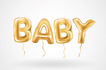 Balloon pregnancy announcement