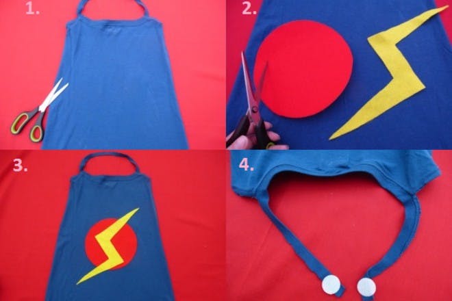 how to make a superhero cape