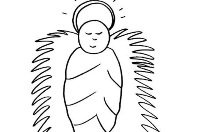 Printable Baby Jesus