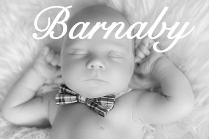 posh baby name Barnaby