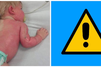 Baby / warning sign