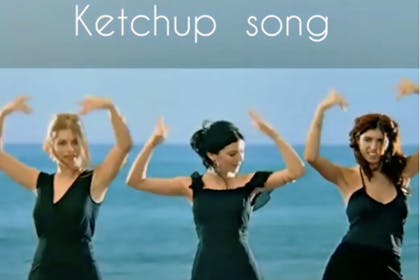 Ketchup song video still