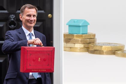Jeremy Hunt/Pound coins and a house