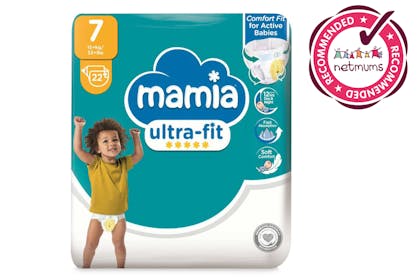 Aldi Size 7 nappies / Netmums Recommended logo