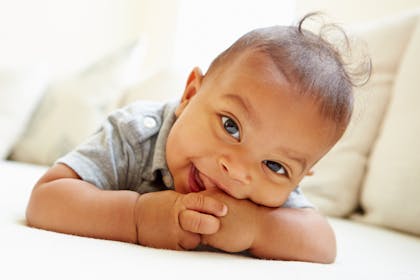 beautiful black baby to illustrate S name Summer