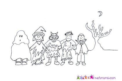Spooky Halloween Colouring Pictures To Print Out Netmums Spooky Halloween Colouring Pictures To Print Out Netmums