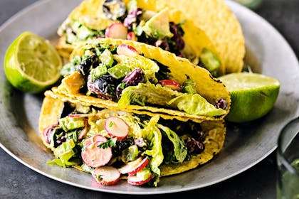 69. Quick veggie tacos