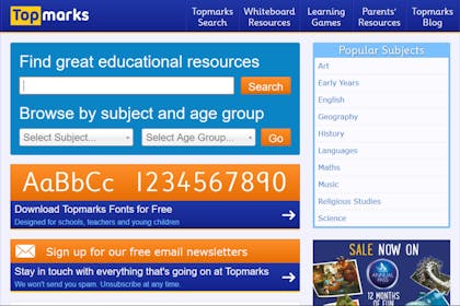 Top Marks educational website