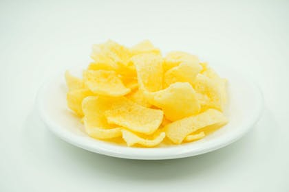 Cheese Quavers on a plate