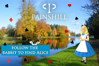 Alice in Wonderland Trail at Painshill this Christmas