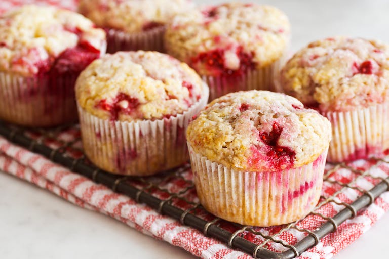 Raspberry muffins