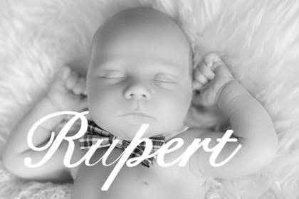 posh baby name Rupert