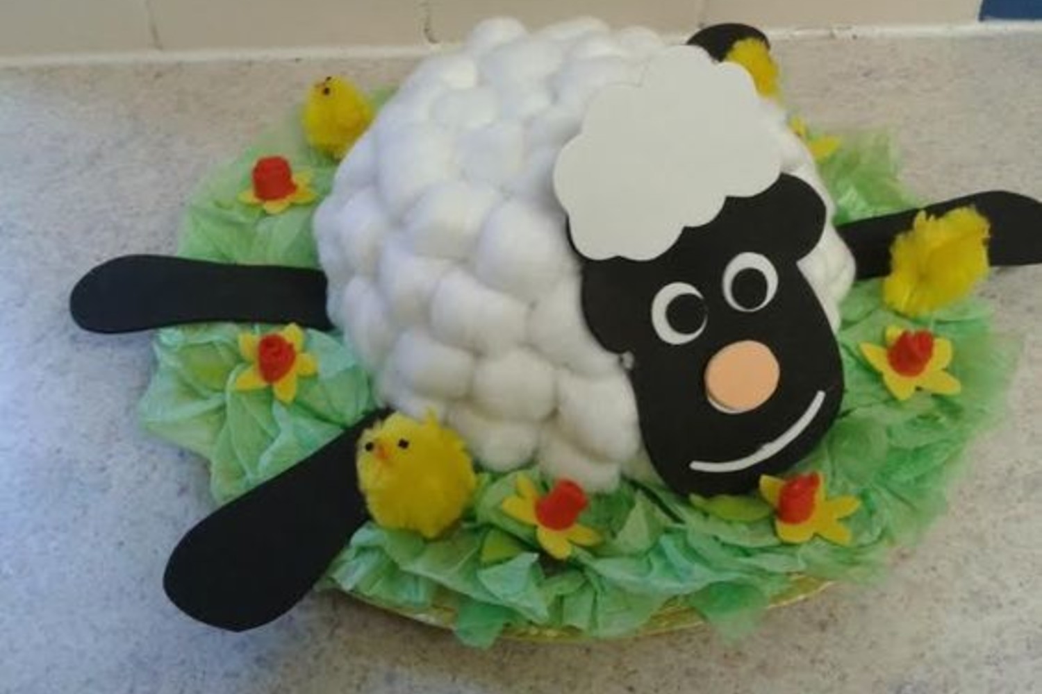 lamb easter bonnet