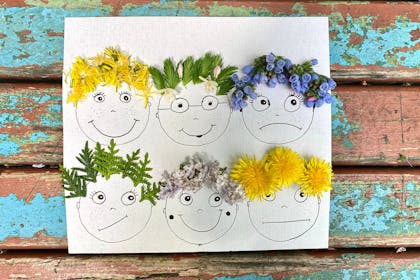 Pictures of faces with flowers for hair