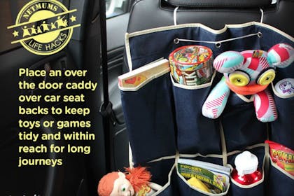 toys in a car tidy