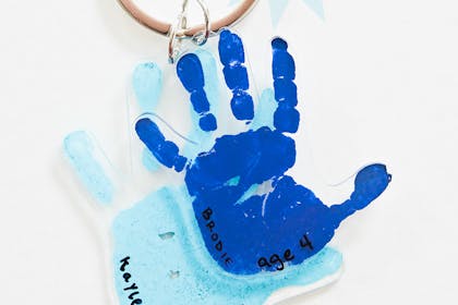Handprint keychain