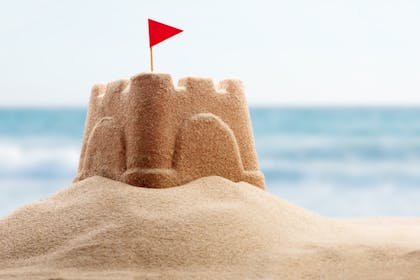 Nostalgic holidays sandcastles