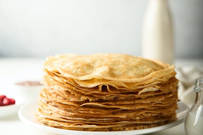 Stacked pancakes