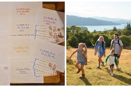 Amanda Pearce envelopes for summer holidays / family hiking