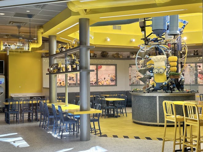 Inside the Minions' Cafe