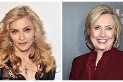 Madonna and Hilary Clinton