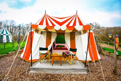 Glamping at Leeds Castle, Kent