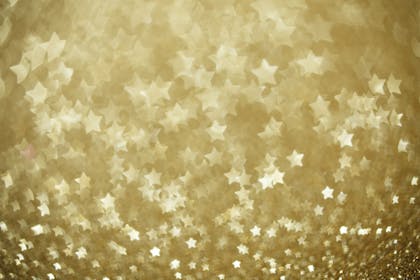 gold stars shimmering